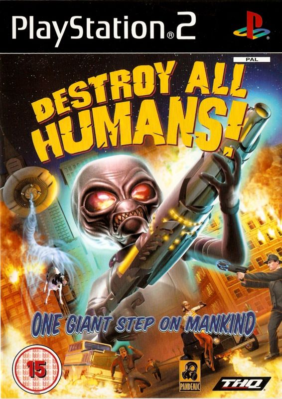 Front Cover for Destroy All Humans! (PlayStation 2)