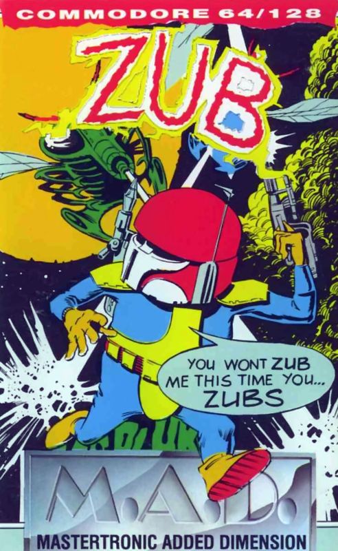 Front Cover for Zub (Commodore 64)