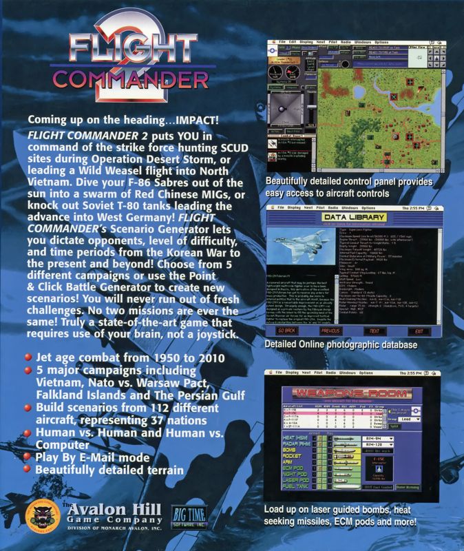 Flight Commander 2 cover or packaging material - MobyGames