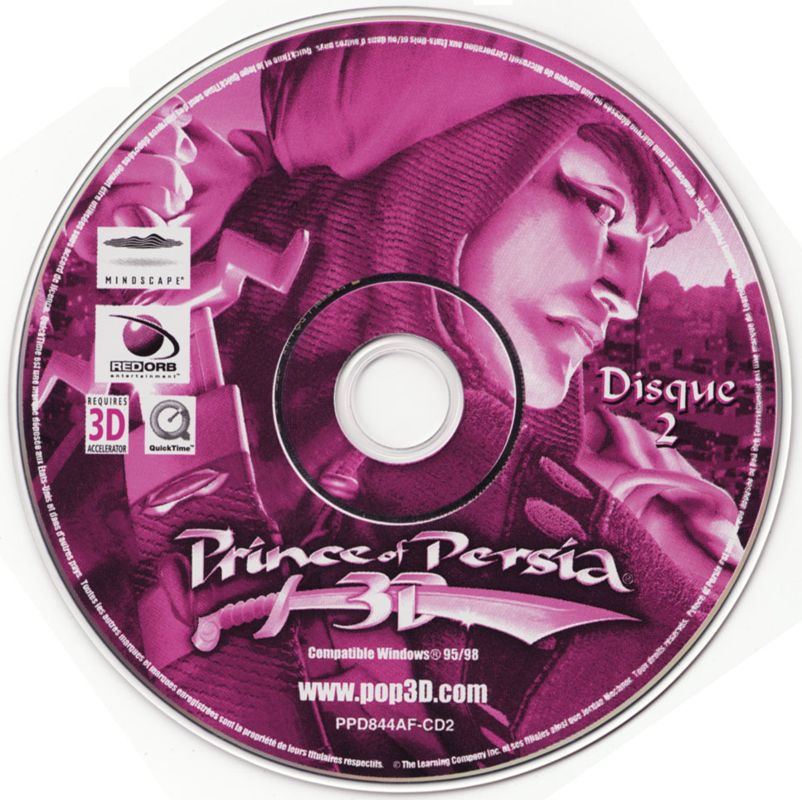 Media for Prince of Persia 3D (Windows): Disc 2
