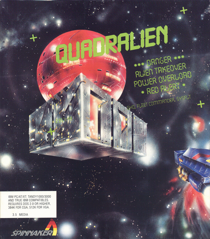 Front Cover for Quadralien (DOS)