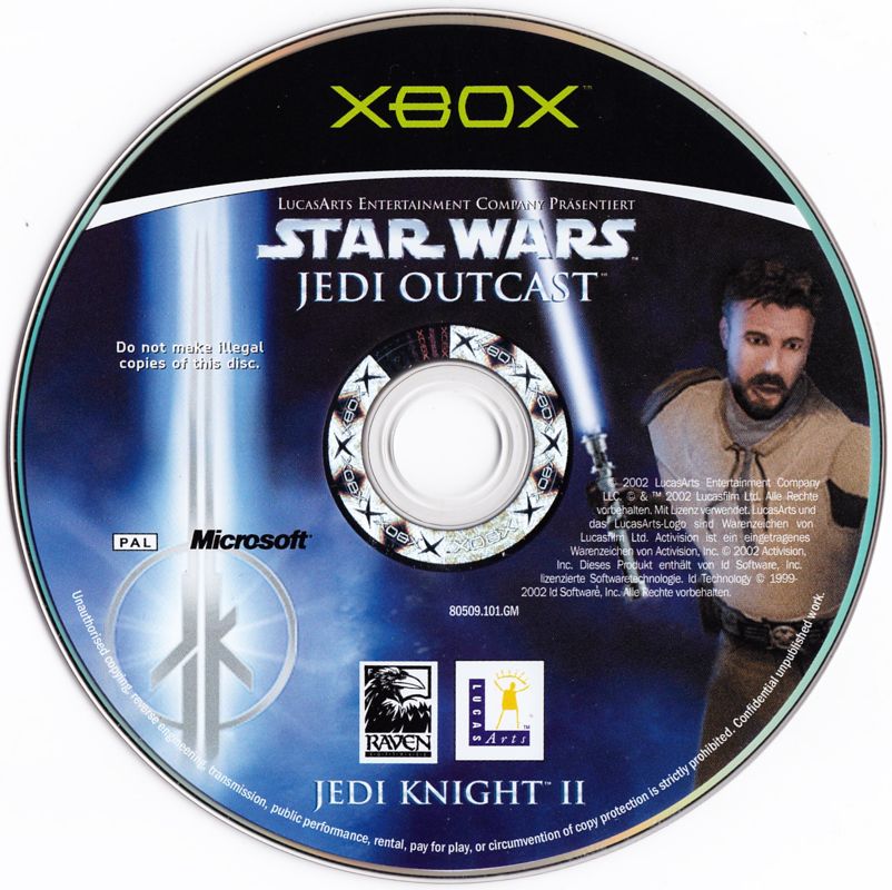 Media for Star Wars: Jedi Knight II - Jedi Outcast (Xbox)
