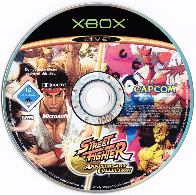 Media for Street Fighter: Anniversary Collection (Xbox)