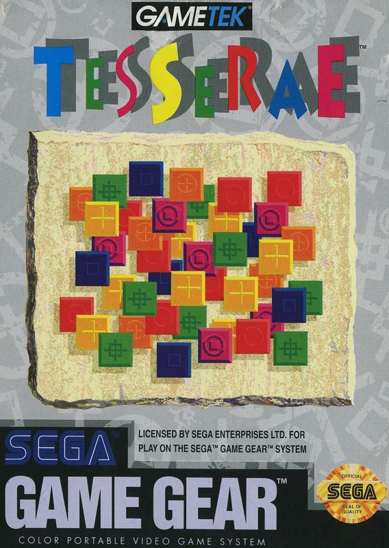 Front Cover for Tesserae (Game Gear)