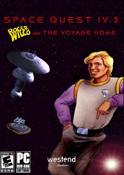 Front Cover for Space Quest IV.5: Roger Wilco And The Voyage Home (Windows)