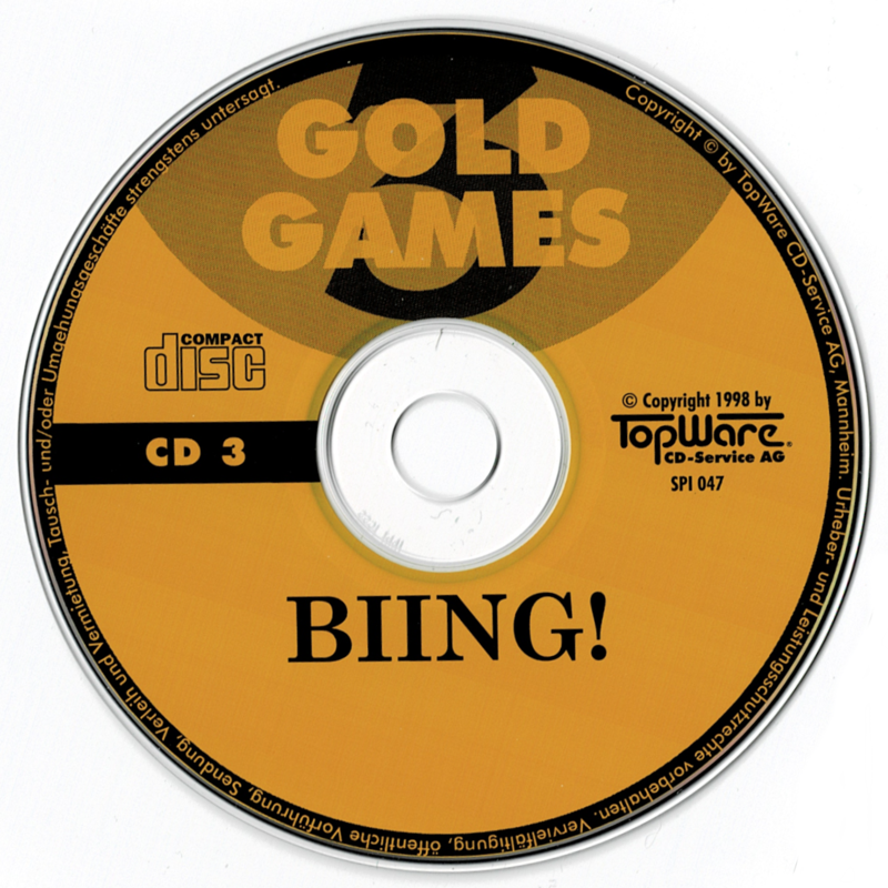 Media for Gold Games 3 (DOS and Windows): Disc 3
