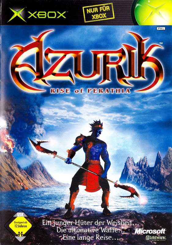 Front Cover for Azurik: Rise of Perathia (Xbox)