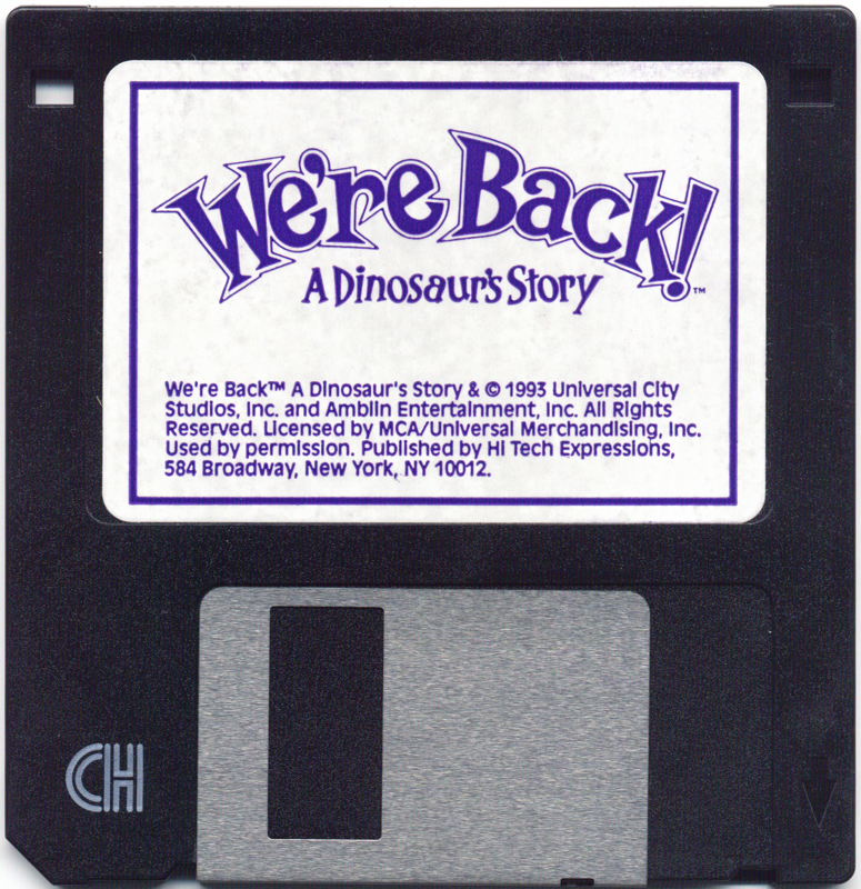 Media for We're Back!: A Dinosaur's Story (DOS)