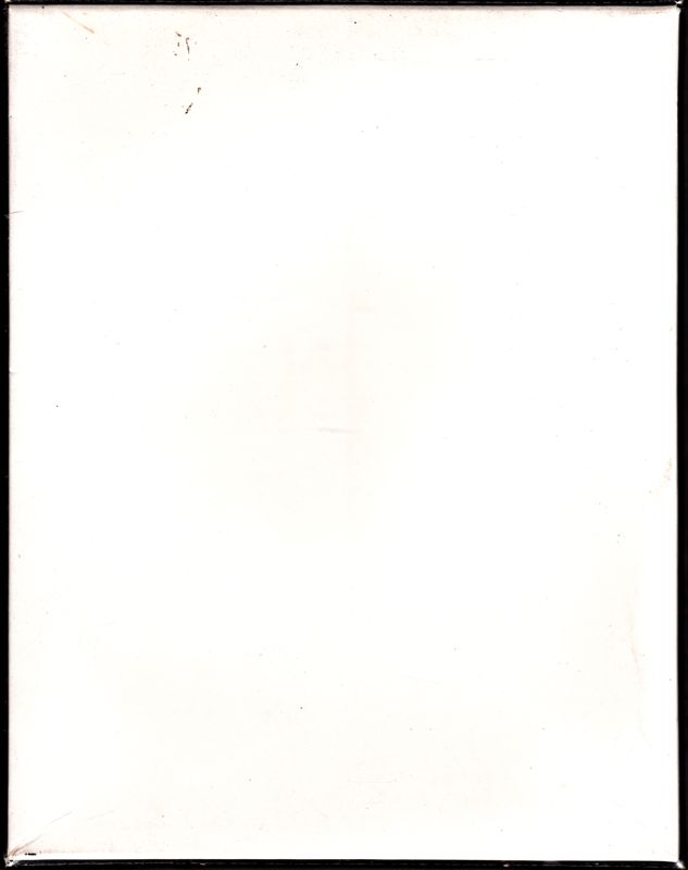 Back Cover for Sargon III (Macintosh): Blank by design