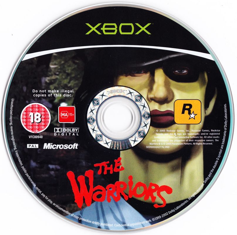 Media for The Warriors (Xbox)