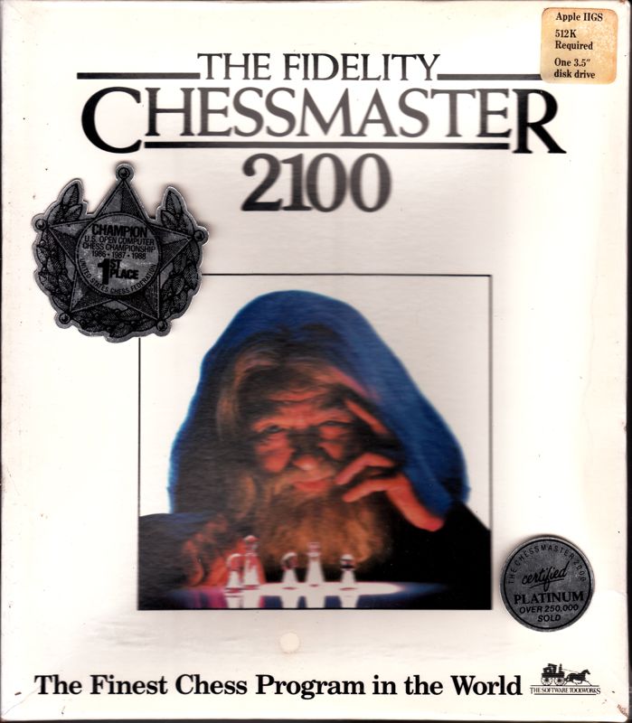 Front Cover for The Fidelity Chessmaster 2100 (Apple IIgs)