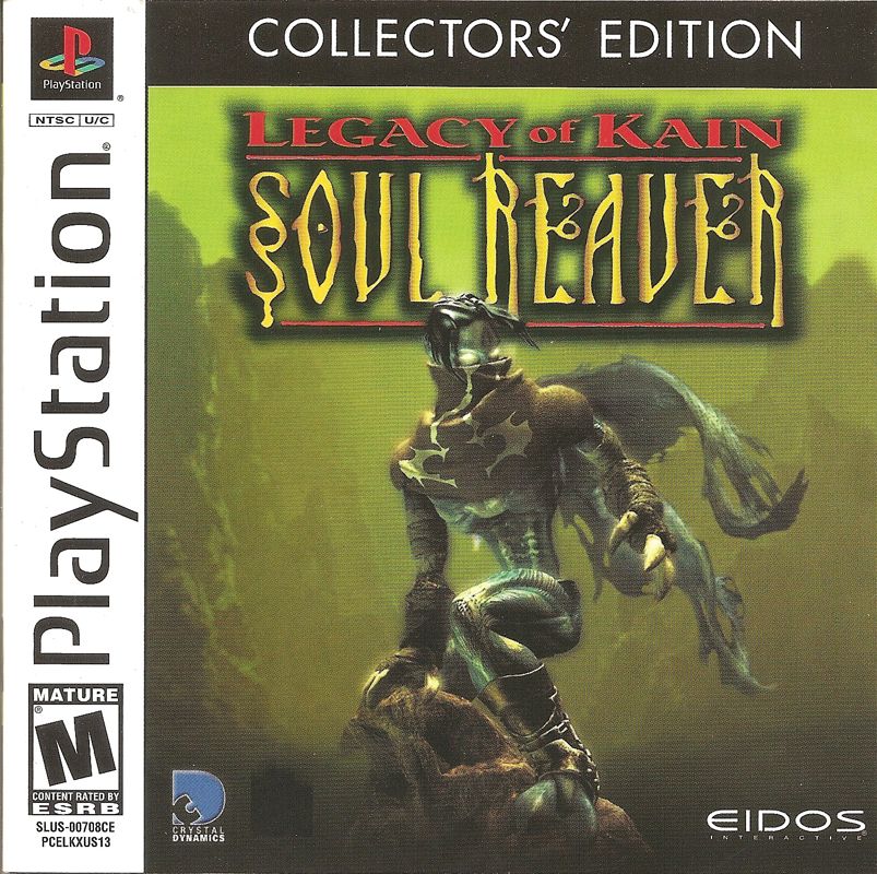 Other for Collectors' Edition: Legacy of Kain: Soul Reaver / Blood Omen: Legacy of Kain / Fighting Force (PlayStation): Legacy of Kain: Soul Reaver - Jewel Case - Front