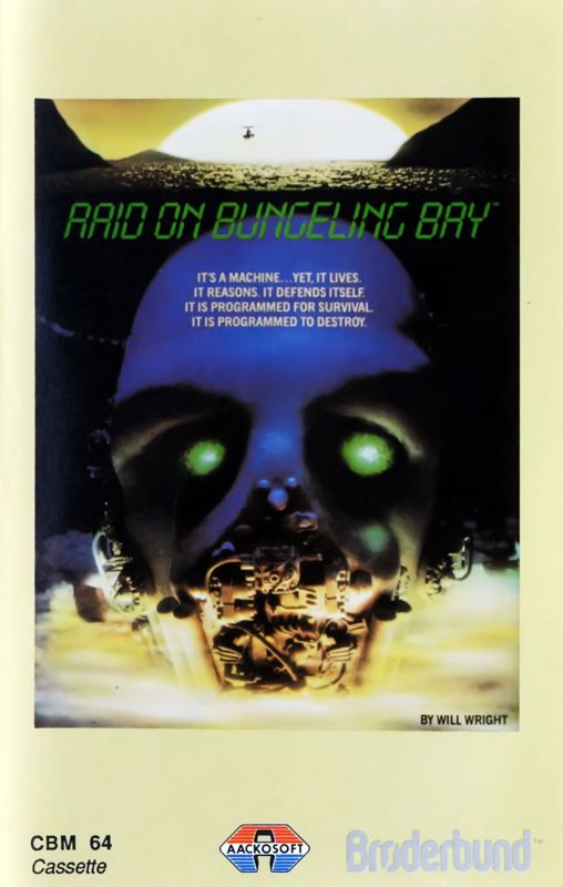 Front Cover for Raid on Bungeling Bay (Commodore 64)