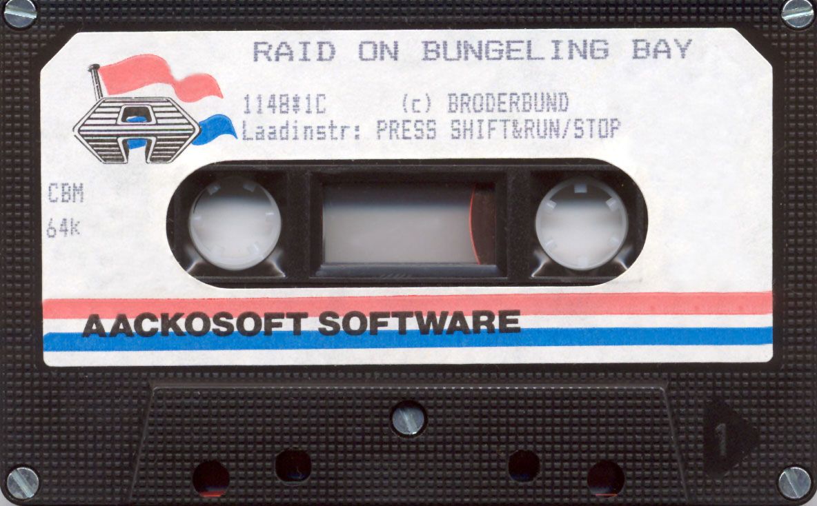Media for Raid on Bungeling Bay (Commodore 64)