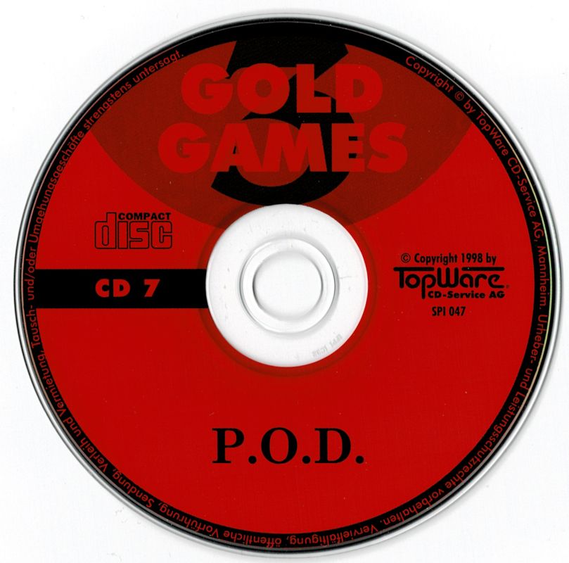 Media for Gold Games 3 (DOS and Windows): Disc 7