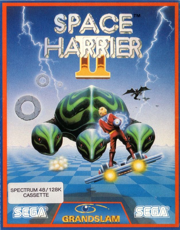 Front Cover for Space Harrier II (ZX Spectrum)