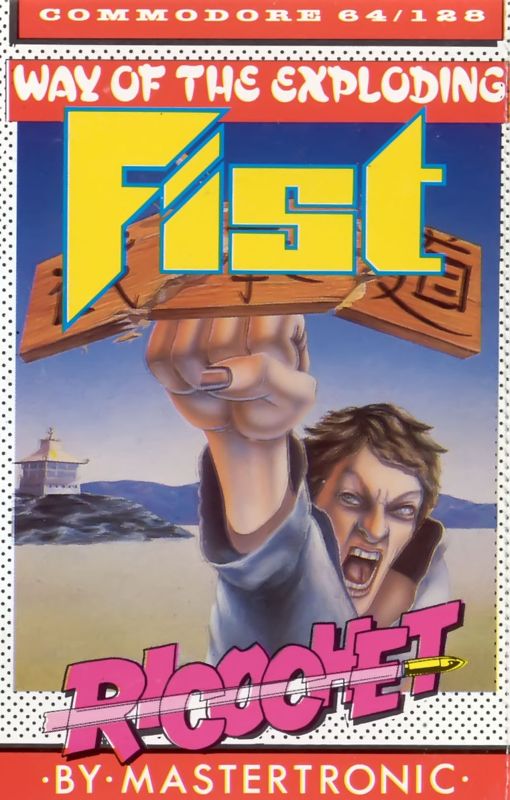 Front Cover for Kung-Fu: The Way of the Exploding Fist (Commodore 64) (Ricochet release)