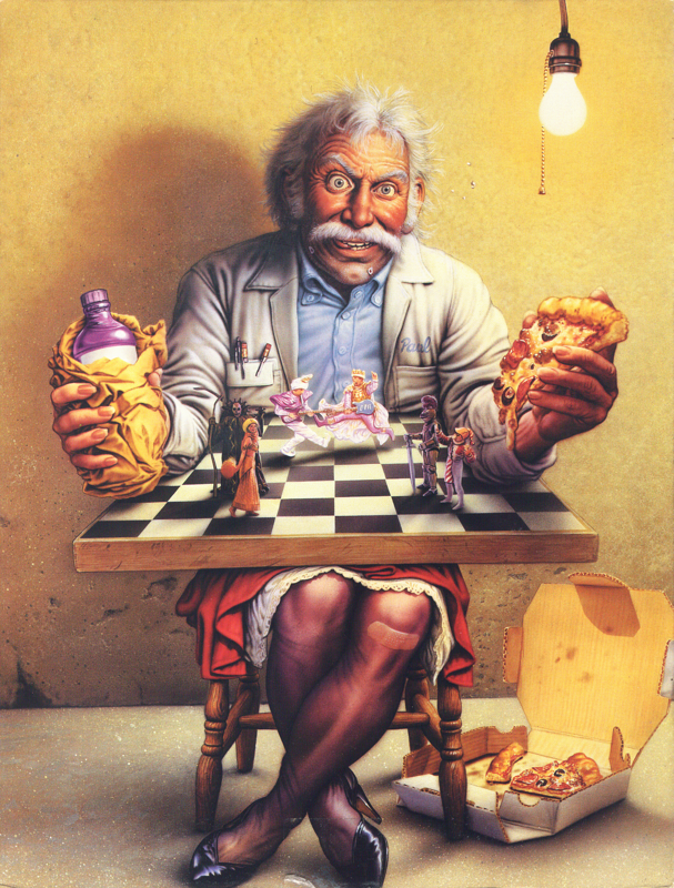 Inside Cover for National Lampoon's Chess Maniac 5 Billion and 1 (DOS): Right