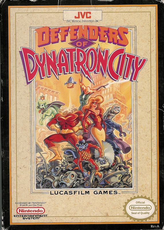 Front Cover for Defenders of Dynatron City (NES)