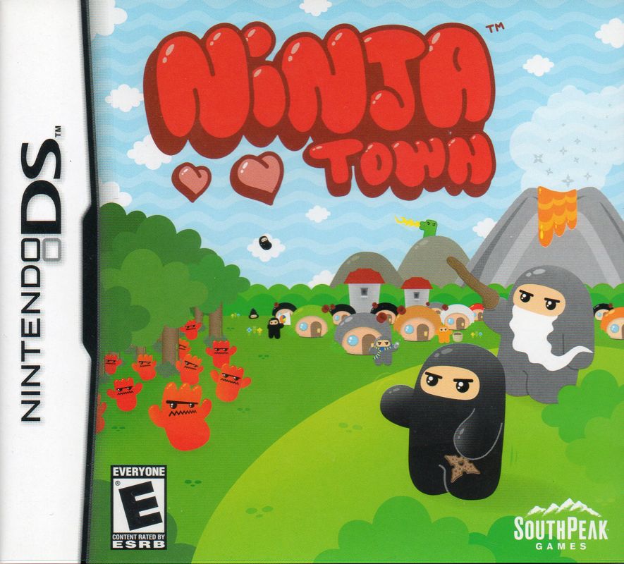 Front Cover for Ninjatown (Nintendo DS) (Included bonus items: buttons and vinyl stickers)