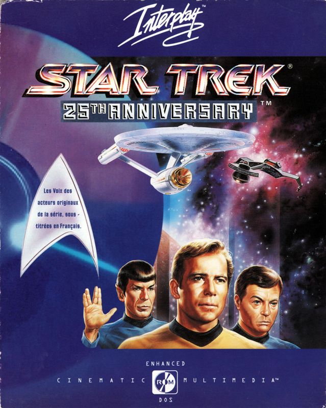 Front Cover for Star Trek: 25th Anniversary (DOS) (Enhanced CD-ROM release)