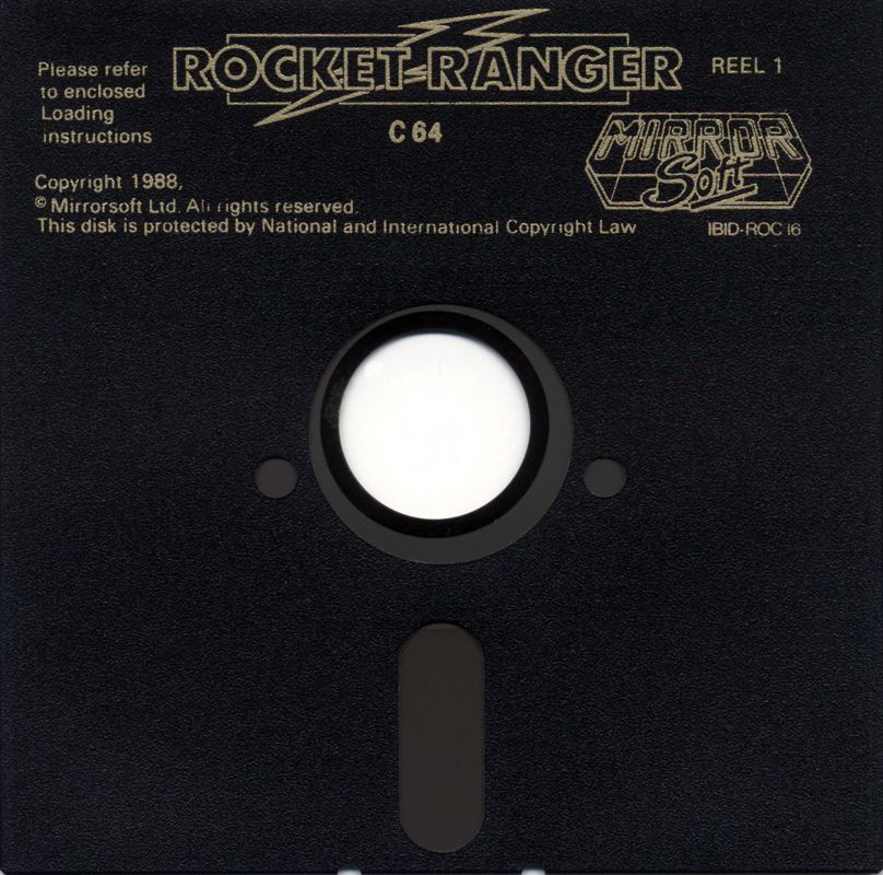 Media for Rocket Ranger (Commodore 64): Disk 1/2