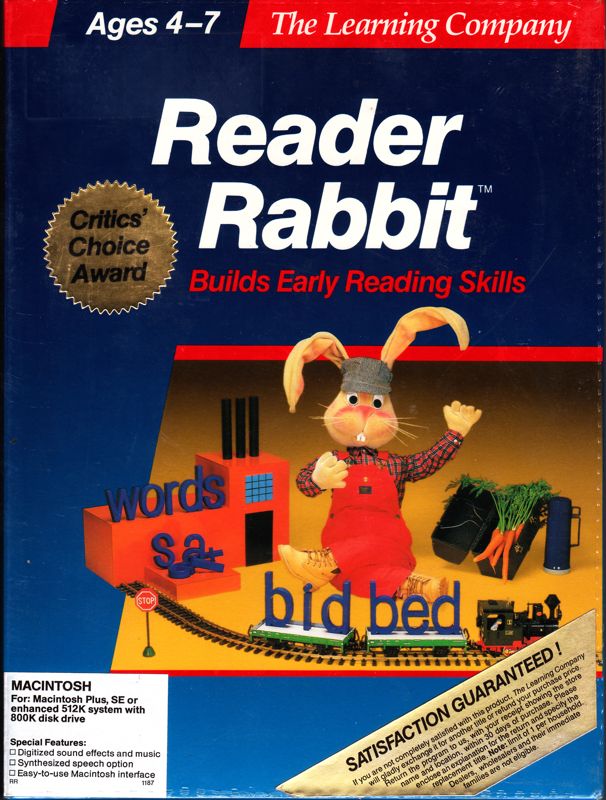 Front Cover for Reader Rabbit (Macintosh)