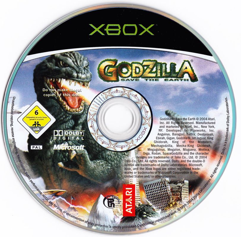 Media for Godzilla: Save the Earth (Xbox)