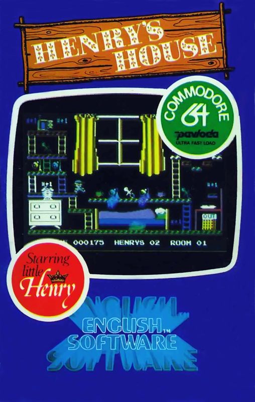 Front Cover for Henry's House (Commodore 64)