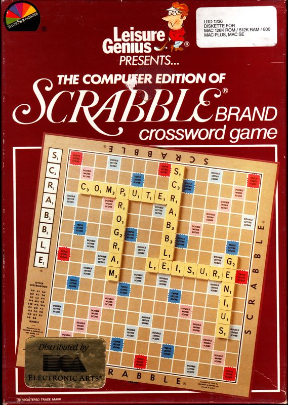 Front Cover for The Computer Edition of Scrabble Brand Crossword Game (Macintosh)