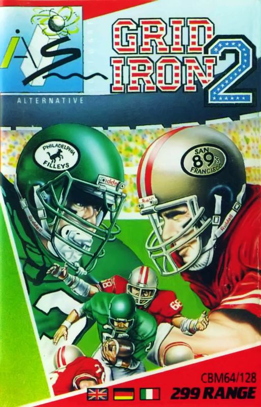 Front Cover for Grid Iron 2 (Commodore 64)