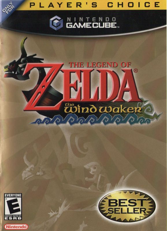 Front Cover for The Legend of Zelda: The Wind Waker (GameCube) (Player's Choice/Best Seller)