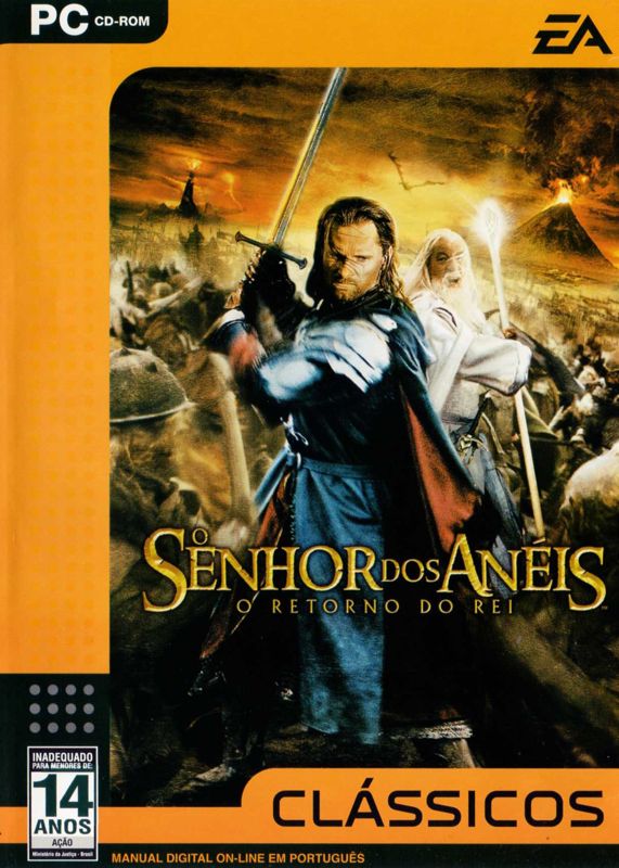 Front Cover for The Lord of the Rings: The Return of the King (Windows) (EA Clássicos release)