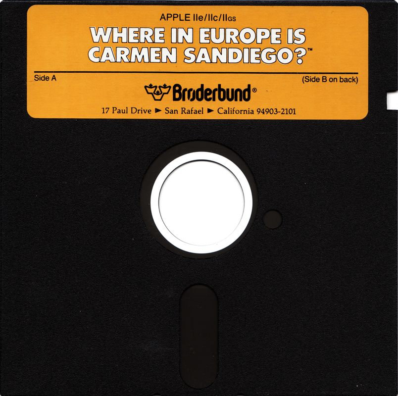 Media for Where in Europe is Carmen Sandiego? (Apple II)