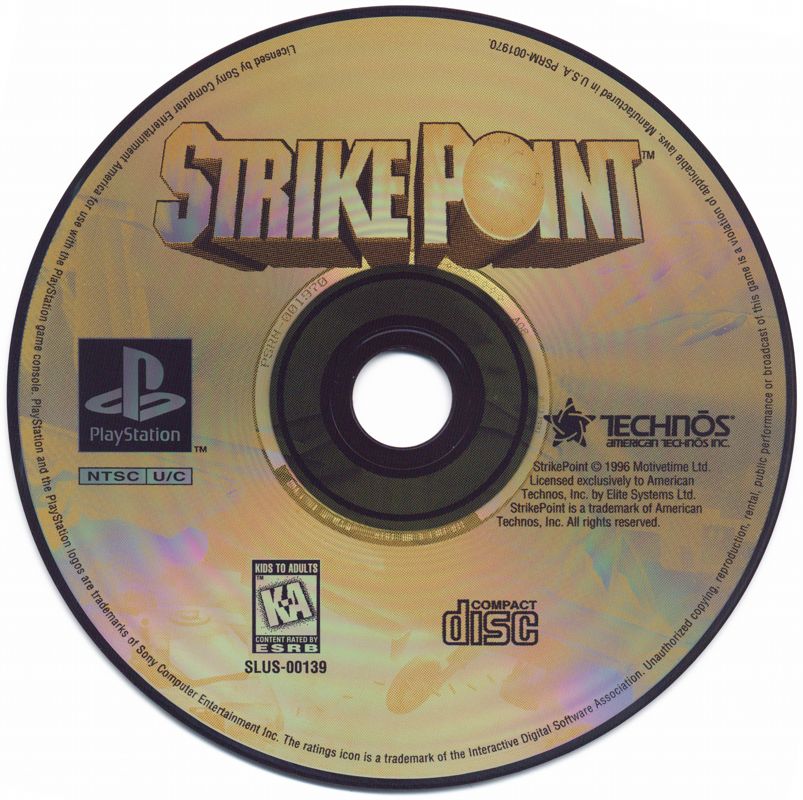Media for StrikePoint (PlayStation)