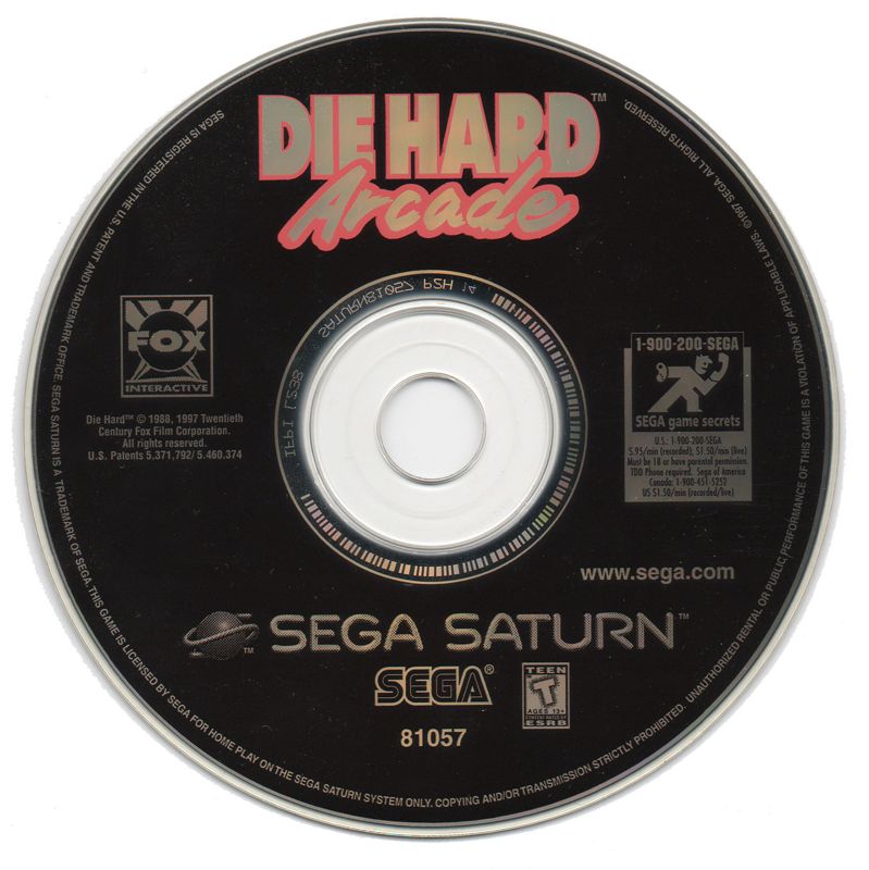 Media for Die Hard Arcade (SEGA Saturn)