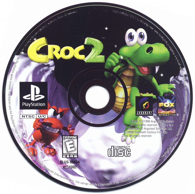 Media for Croc 2 (PlayStation)