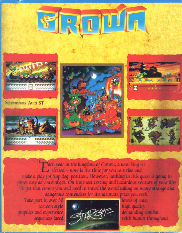Back Cover for Crown (DOS)