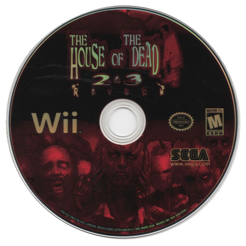 Media for The House of the Dead 2 & 3 Return (Wii)