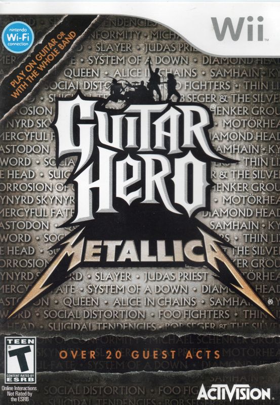 Front Cover for Guitar Hero: Metallica (Wii)