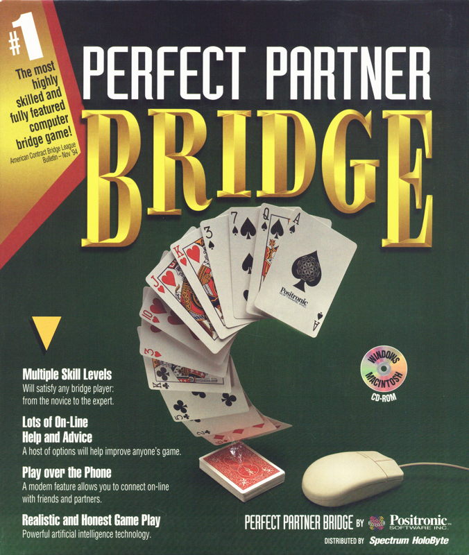 Front Cover for Perfect Partner Bridge (Macintosh and Windows 3.x)