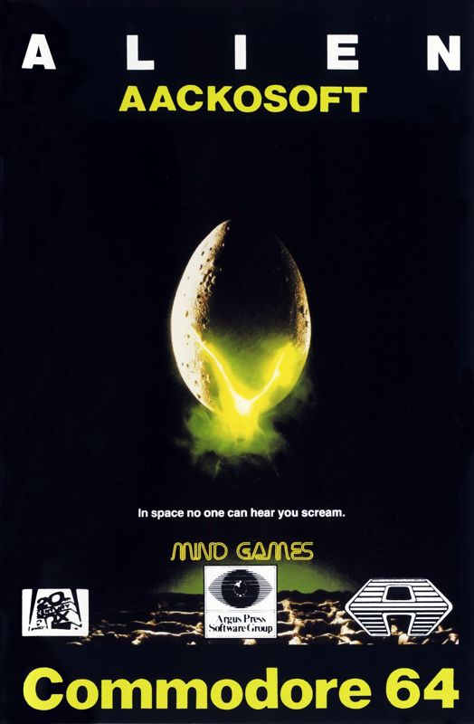 Front Cover for Alien (Commodore 64)