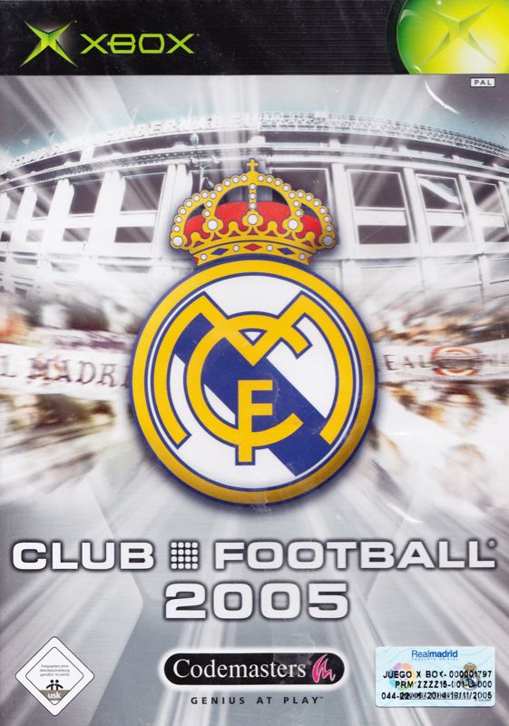 Front Cover for Club Football 2005 (Xbox) (Real Madrid Localized version)