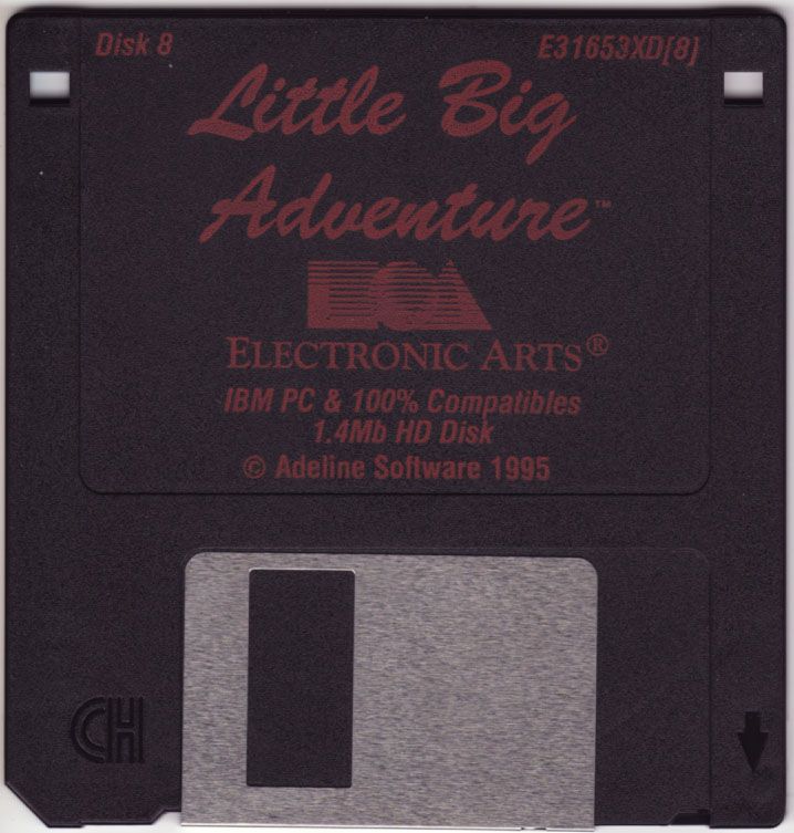 Media for Relentless: Twinsen's Adventure (DOS) (3.5" disk release): Disk 8/8