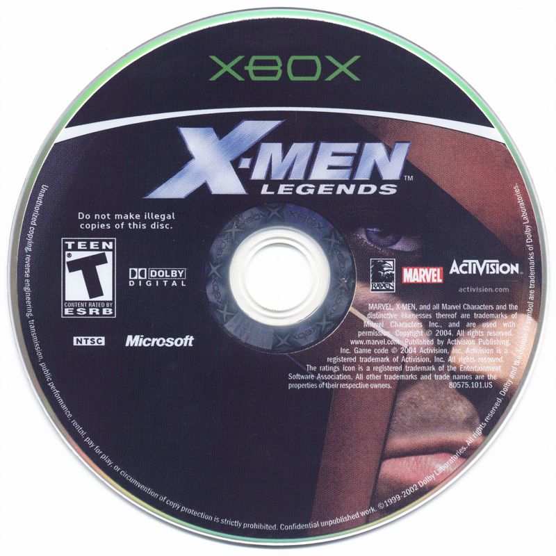 Media for X-Men: Legends (Xbox)