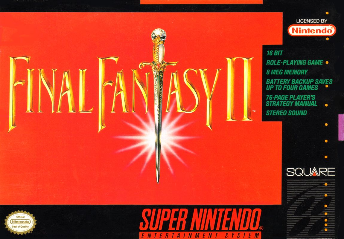 cover for the US SNES release of FINAL FANTASY IV