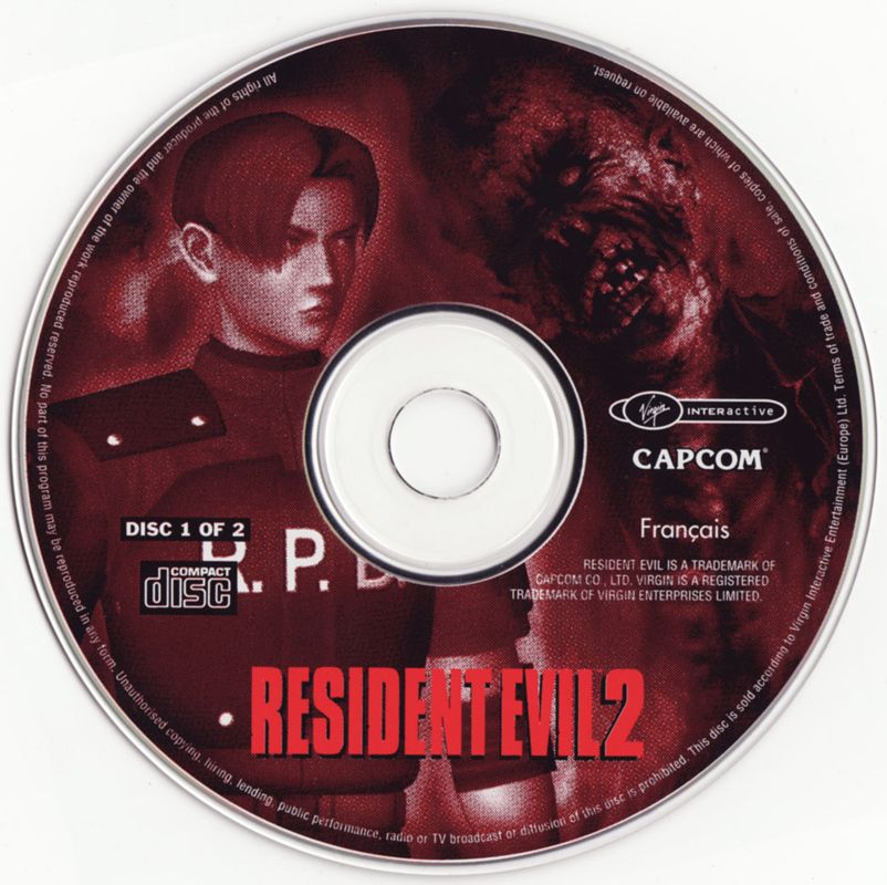 Resident Evil 2 cover or packaging material - MobyGames