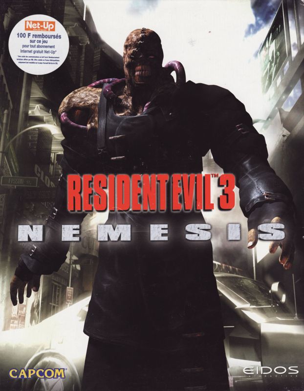 Resident Evil 3: Nemesis cover or packaging material - MobyGames