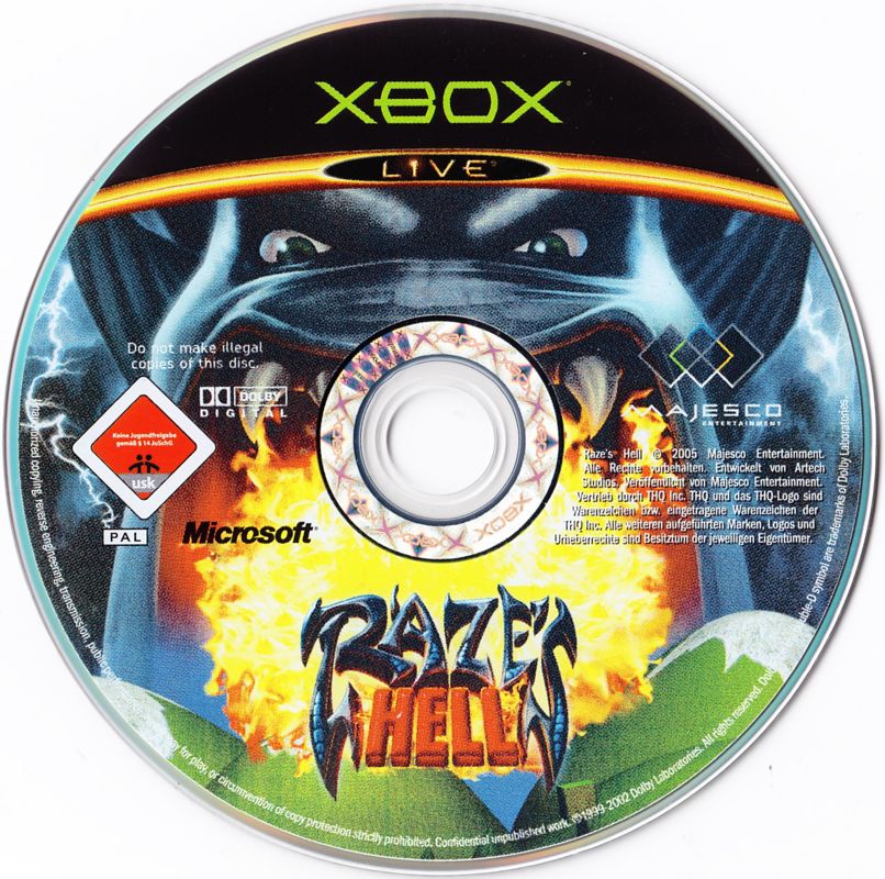 Xbox - xbox☆RAZE'S HELL 海外版☆箱付・説明書付・ソフト付