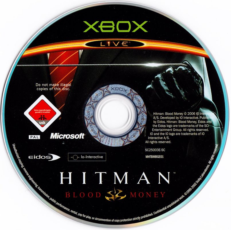 Media for Hitman: Blood Money (Xbox)